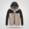 1 Chaqueta con Capucha Cortavientos