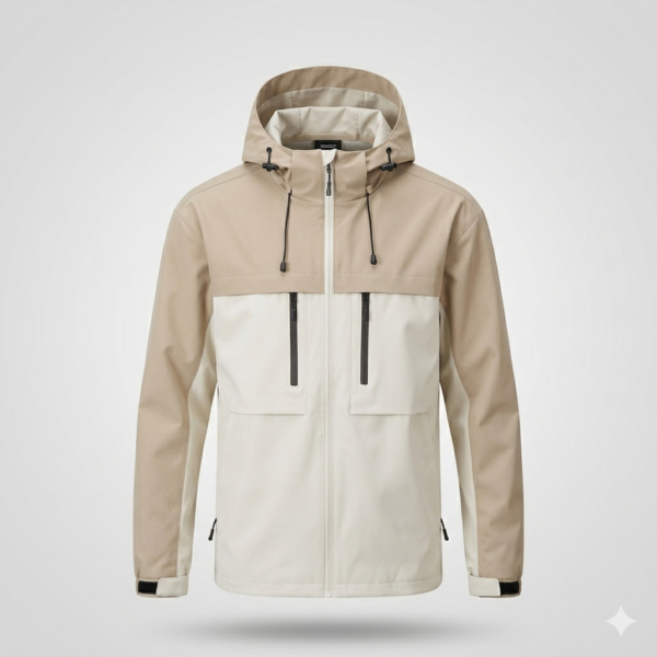 3 Chaqueta con Capucha Cortavientos